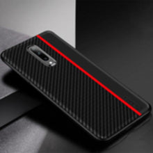 Load image into Gallery viewer, Frosted Carbon Fiber PU Leather Protective Case - OnePlus
