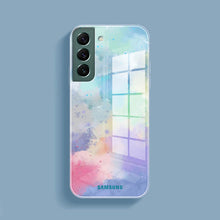 Load image into Gallery viewer, Watercolor Splatter Glass Back Case - Samsung
