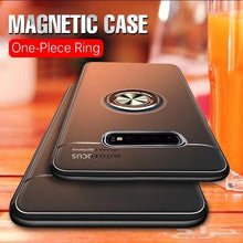 Load image into Gallery viewer, Metallic Finger Ring Holder Matte Case - Samsung
