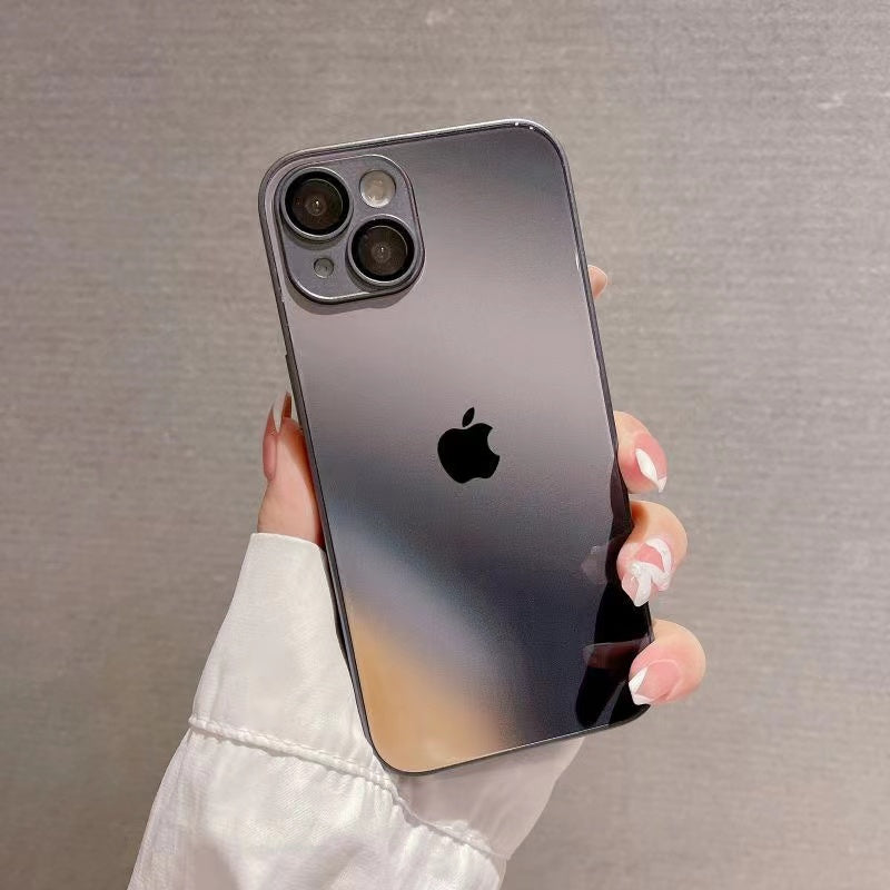 iPhone 14 Plus Frosted Glass Back Case
