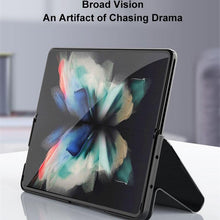 Load image into Gallery viewer, Galaxy Z Fold3 Premium Striped Glass Flip Case
