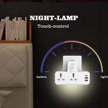 Load image into Gallery viewer, LDNIO - Universal Power Socket With Night Lamp
