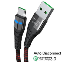 Load image into Gallery viewer, Million Cases - Auto Disconnect Quick Charging Smart Type-C Cable
