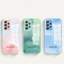 Load image into Gallery viewer, Galaxy A73 Colorful Wave Glass Phone Case

