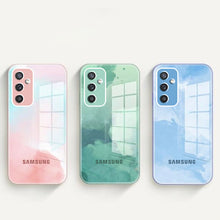 Load image into Gallery viewer, Galaxy M52 Colorful Wave Glass Phone Case
