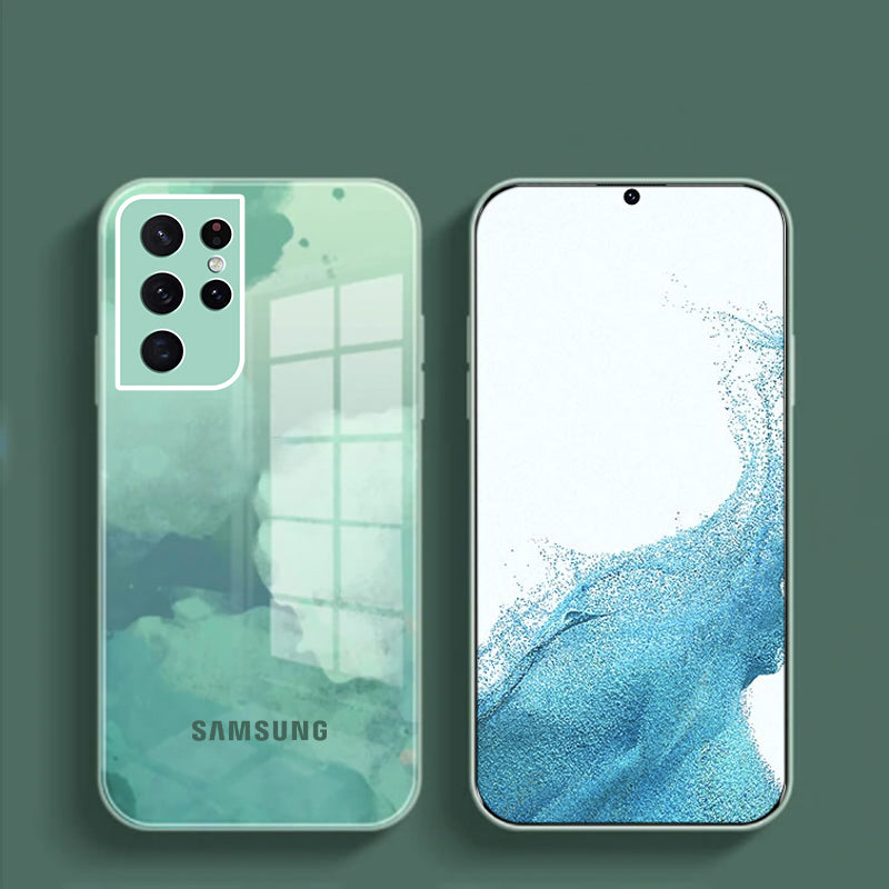 Galaxy S22 Series Colorful Wave Glass Phone Case