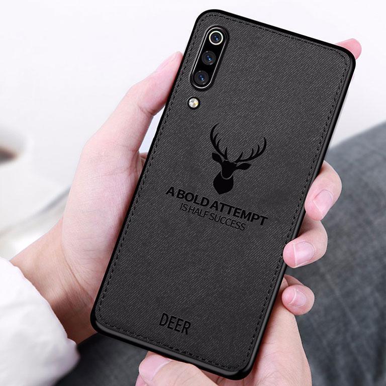 Galaxy A70 (2 in 1 Combo) Deer Case +  Earphones