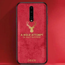 Load image into Gallery viewer, OnePlus 7 Pro Luxury Gold Textured Deer Pattern Soft Case
