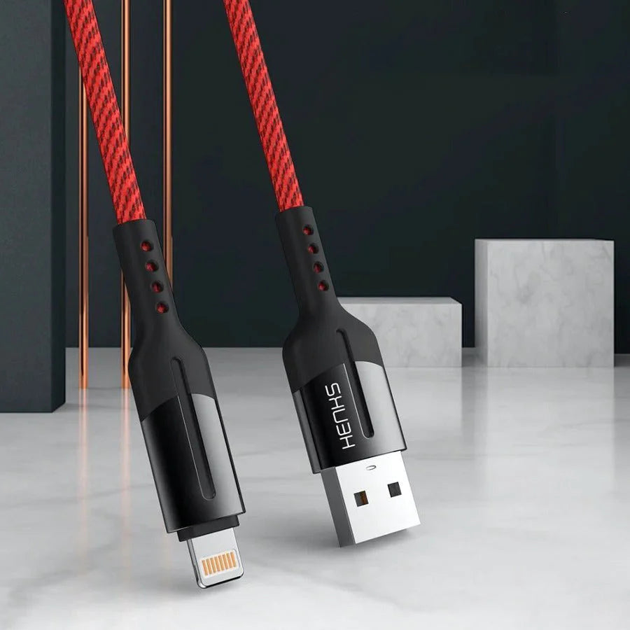 Henks® Armor Auto Disconnect Lightning Cable