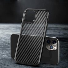 Load image into Gallery viewer, iPhone 12 Series Opaque Matte Carbon Fiber TPU Armor Case
