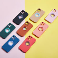 Load image into Gallery viewer, iPhone 12 Series Soft Silicone Logo Cut Case
