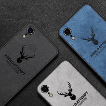Load image into Gallery viewer, iPhone XR Deer Pattern Inspirational Soft Case
