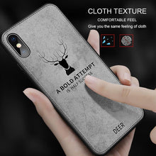 Load image into Gallery viewer, iPhone X (3 in 1 Combo) Deer Case + Tempered Glass + Earphones
