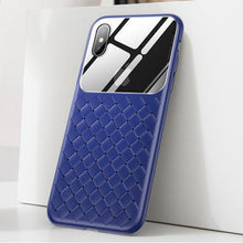 Load image into Gallery viewer, Baseus ® iPhone XS Cross Knit Clear Window Case
