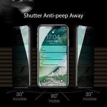 Load image into Gallery viewer, iPhone X Privacy Tempered Glass Screen Protector [Anti-Spy Glass]
