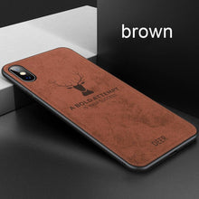 Load image into Gallery viewer, iPhone X (3 in 1 Combo) Deer Case + Tempered Glass + Earphones
