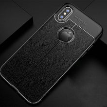 Load image into Gallery viewer, iPhone XS Auto Focus Leather Texture Case
