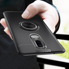 Load image into Gallery viewer, OnePlus Series Metallic Finger Ring Holder Matte Case
