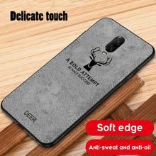 Load image into Gallery viewer, OnePlus 6T (3 in 1 Combo) Deer Case + Tempered Glass + Earphones
