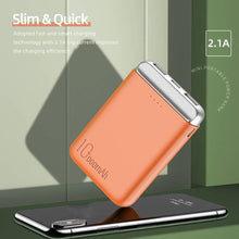 Load image into Gallery viewer, ROCK ® 10000mAh Mini P71 Portable Power Bank
