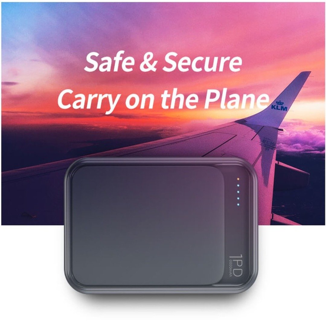 Rock space - P65 10000 mAh Mini PD Digital Display Power Bank