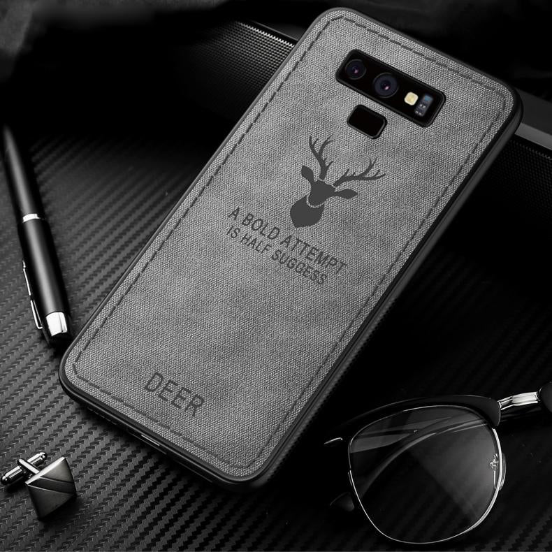 Galaxy Note 9 (3 in 1 Combo) Deer Case + Tempered Glass + Earphones