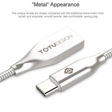 Load image into Gallery viewer, TOTU Zinc Alloy USB Cable TYPE-C

