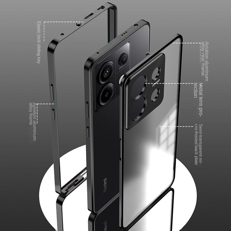 Aluminium Alloy Metal Frame Glass Case Xiaomi The Gadgets Mink
