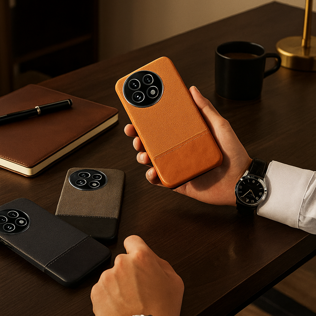 Vintage Half Leather Case - OnePlus