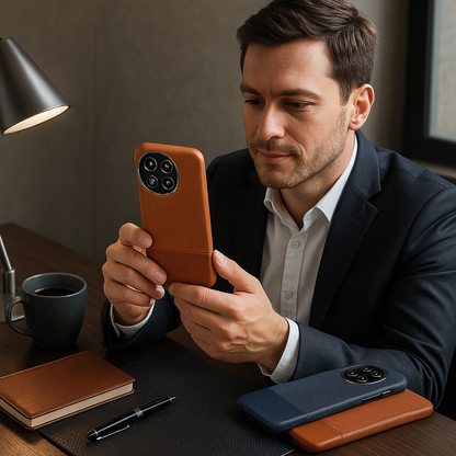 Vintage Half Leather Case - OnePlus