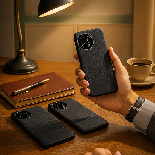 Vintage Half Leather Case - OnePlus