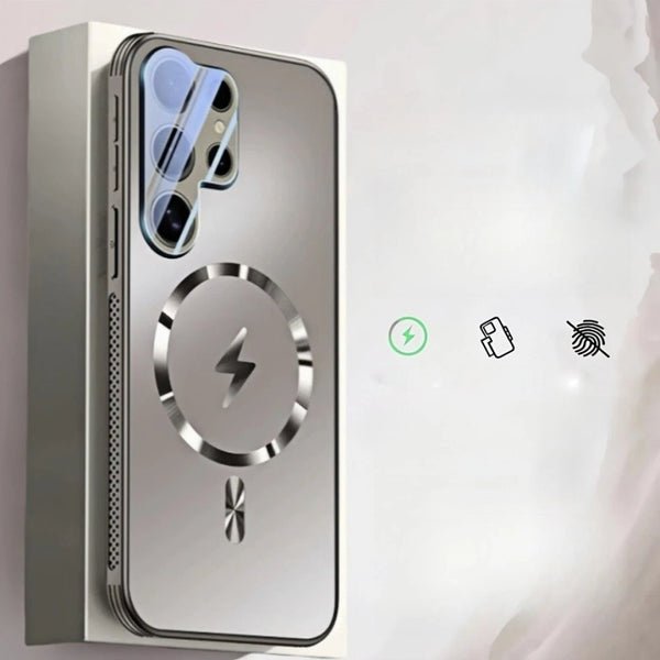 Polished Edge Metallic Magsafe Case - Samsung