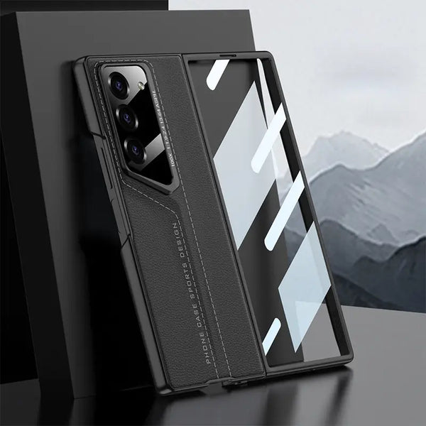 Galaxy Z Fold6 Heritage™ Cutting Edge Leather Case