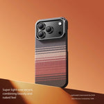 Desert Carbon Saffron Weave Case