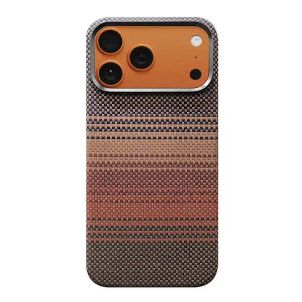 Desert Carbon Saffron Weave Case