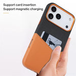 iPhone 17 Series Sleek Dual Tone Card Holder Case
