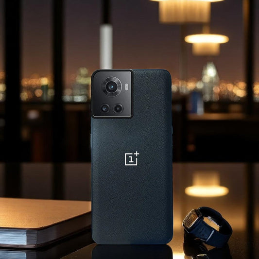 OnePlus 10R Classic Leather Texture Logo Case