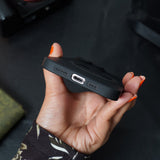 iPhone Frosted Magnetic Holder Case