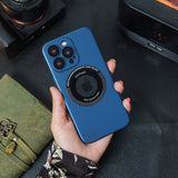 iPhone Frosted Magnetic Holder Case