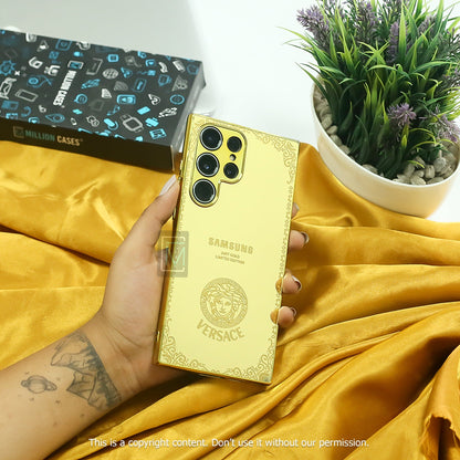 Limited Edition Gold Crafted Versace Case Samsung – The Gadgets Mink