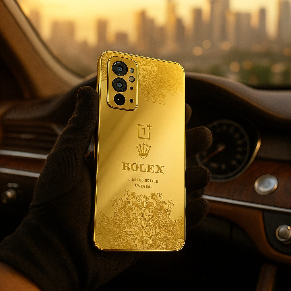 Crafted Gold Rolex Luxurious Camera Protective Case - OnePlus