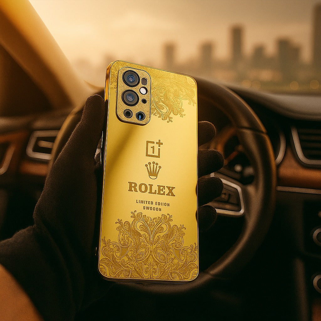 Crafted Gold Rolex Luxurious Camera Protective Case - OnePlus