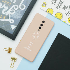 OnePlus 8 (3 in 1 Combo) Sunlight Pattern case + Tempered Glass + Camera Lens Protector