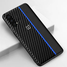 Load image into Gallery viewer, OnePlus Nord CE Frosted Carbon Fiber PU Leather Protective Case
