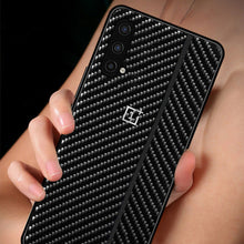 Load image into Gallery viewer, OnePlus Nord CE Frosted Carbon Fiber PU Leather Protective Case
