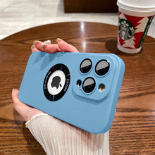 Load image into Gallery viewer, Frosted Magnetic Logo Display Case - iPhone
