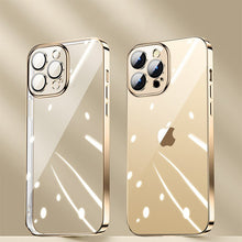 Load image into Gallery viewer, iPhone 14 Transparent Plating Camera Protection Case
