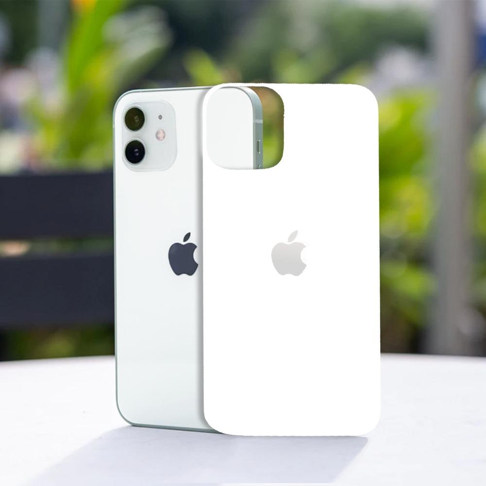 iPhone 12 Ultra-thin Glossy Back Tempered Glass