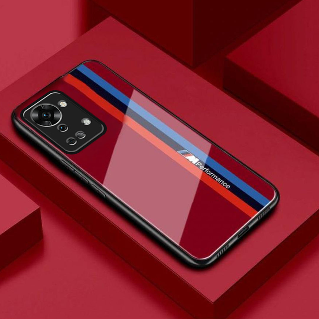Shiny Superior BMW Glass Case - OnePlus