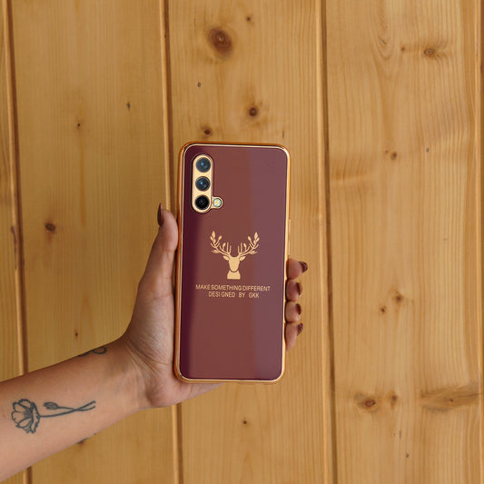 OnePlus Nord CE  Electroplating Reindeer Pattern Glass Case
